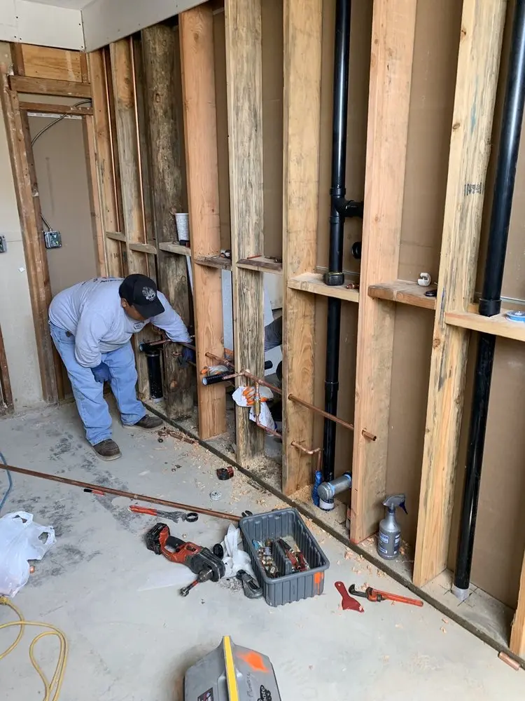 Commercial rough-in plumbing for Gas Line Repair in Fort Hunt